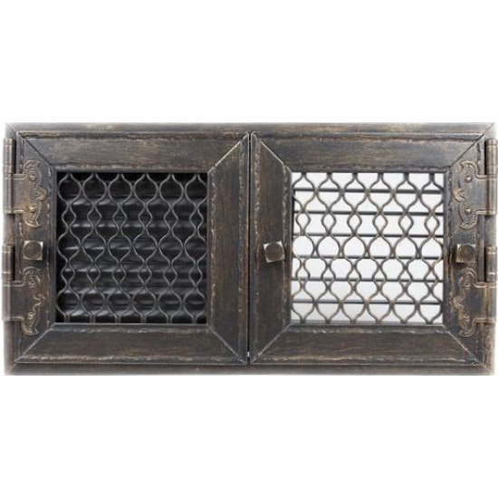 Zračnik za kamin grafit 260x510 z regulacijo 