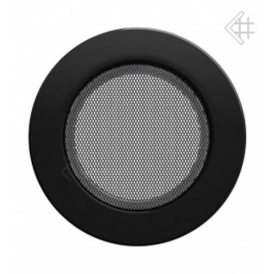 Zračnik za kamin okrogli črni fi125 Zračniki za kamine