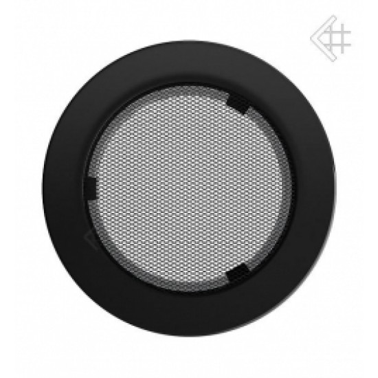 Zračnik za kamin okrogli črni fi150 Zračniki za kamine