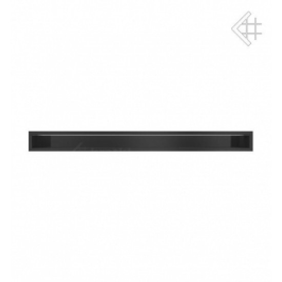 Zračnik za kamin Luft 90x1000 črni Luft zračniki