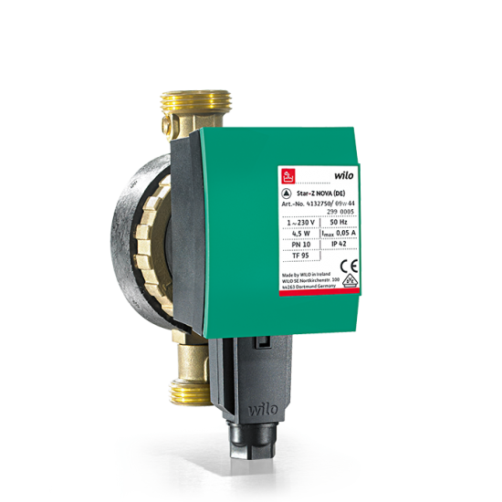 WILO obtočna črpalka za pitno vodo Star Z NOVA 1/2'' Wilo obtočne črpalke