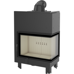 Kratki MBA/P/BS/SG 17 kW, ravno steklo desno in spredaj - enojno ukrivljeno steklo