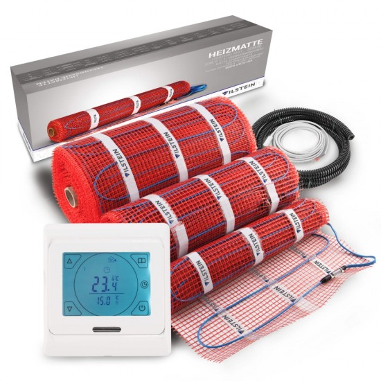 Električna grelna preproga s tedenskim termostatom (150W/m2) 4-m2 (8m) Električno talno ogrevanje