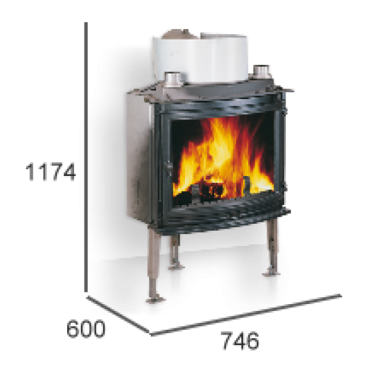 Jotul I18 Panorama Toplozračni