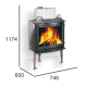 Jotul I18 Panorama Toplozračni