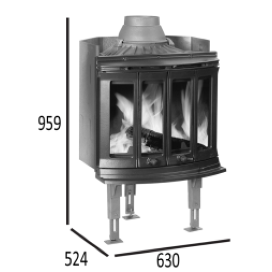 Jotul I80 Maxi Harmony Toplozračni