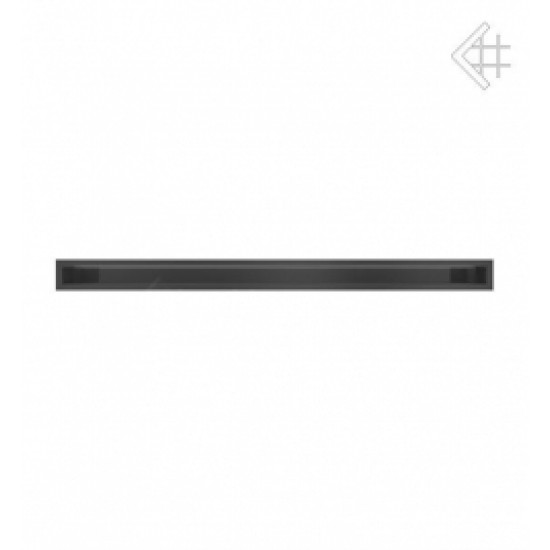 Zračnik za kamin Luft 60x1000 črni Luft zračniki