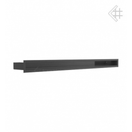 Zračnik za kamin Luft 60x1000 črni Luft zračniki