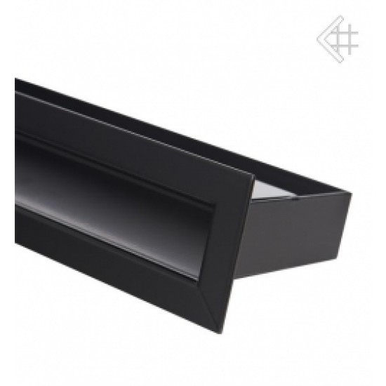 Zračnik za kamin Luft 60x1000 črni Luft zračniki