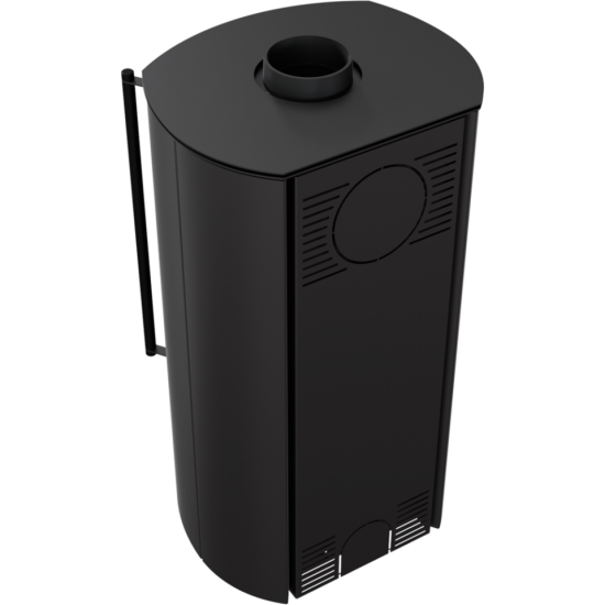 Kratki FALCON 10 kW, polkrožno steklo Toplozračni