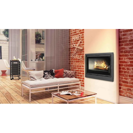 Kratki KASETA/ARKE/95 14kW, ravno steklo Toplozračni