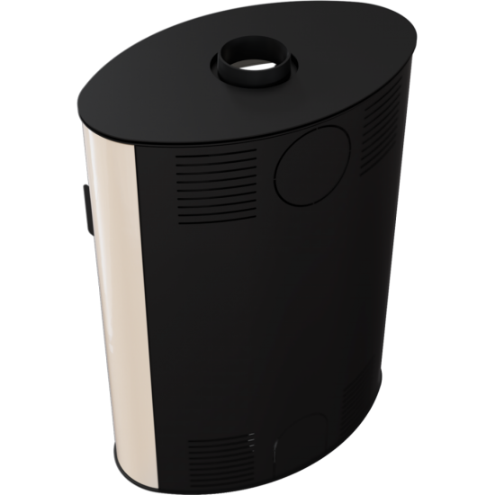 Kratki KOZA/AB/S/2/KAFEL/KREM 10 kW Kremast, polkrožno steklo Prostostoječi