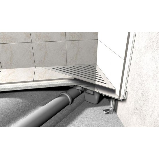 Kanaleta za tuš Alca PLAST - LIFE kotna Kanaleta za tuš