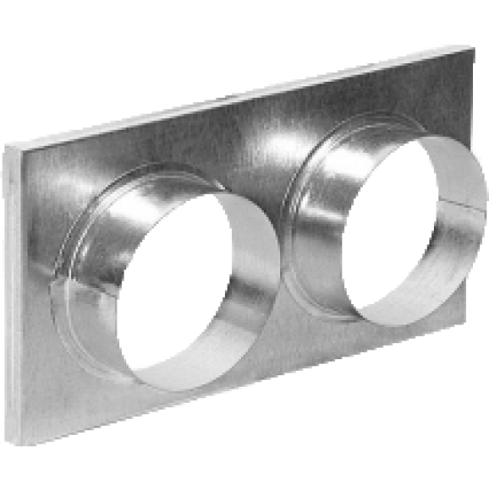 Nastavek za zračnike dvojni 170x300 fi 100 Dovod - odvod zraka