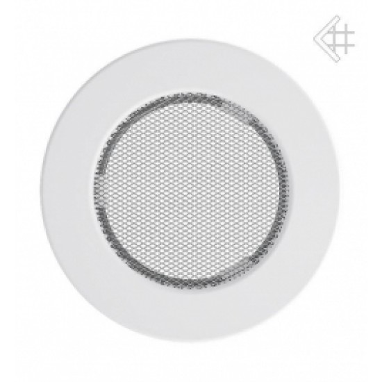 Zračnik za kamin okrogli beli fi100 Zračniki za kamine