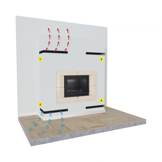 Zračnik za kamin Luft kotni beli 90x600x400 LUFT/NP/9/40/45S/B Zračnik za kamin Luft kotni beli 90x600x400 LUFT/NP/9/40/45S/B